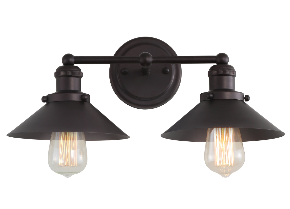 July 2-light Metal Vanity Light