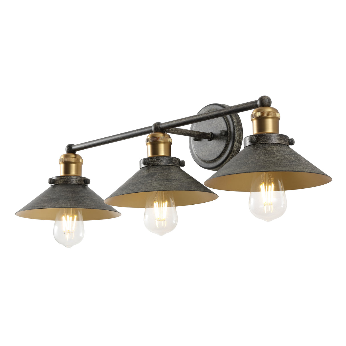 July 3-Light Industrial Farmhouse Metal Vanity Light