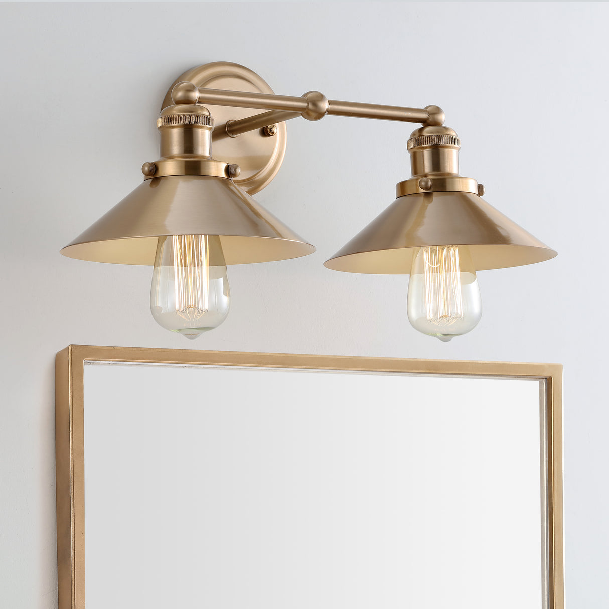 July 2-light Metal Vanity Light
