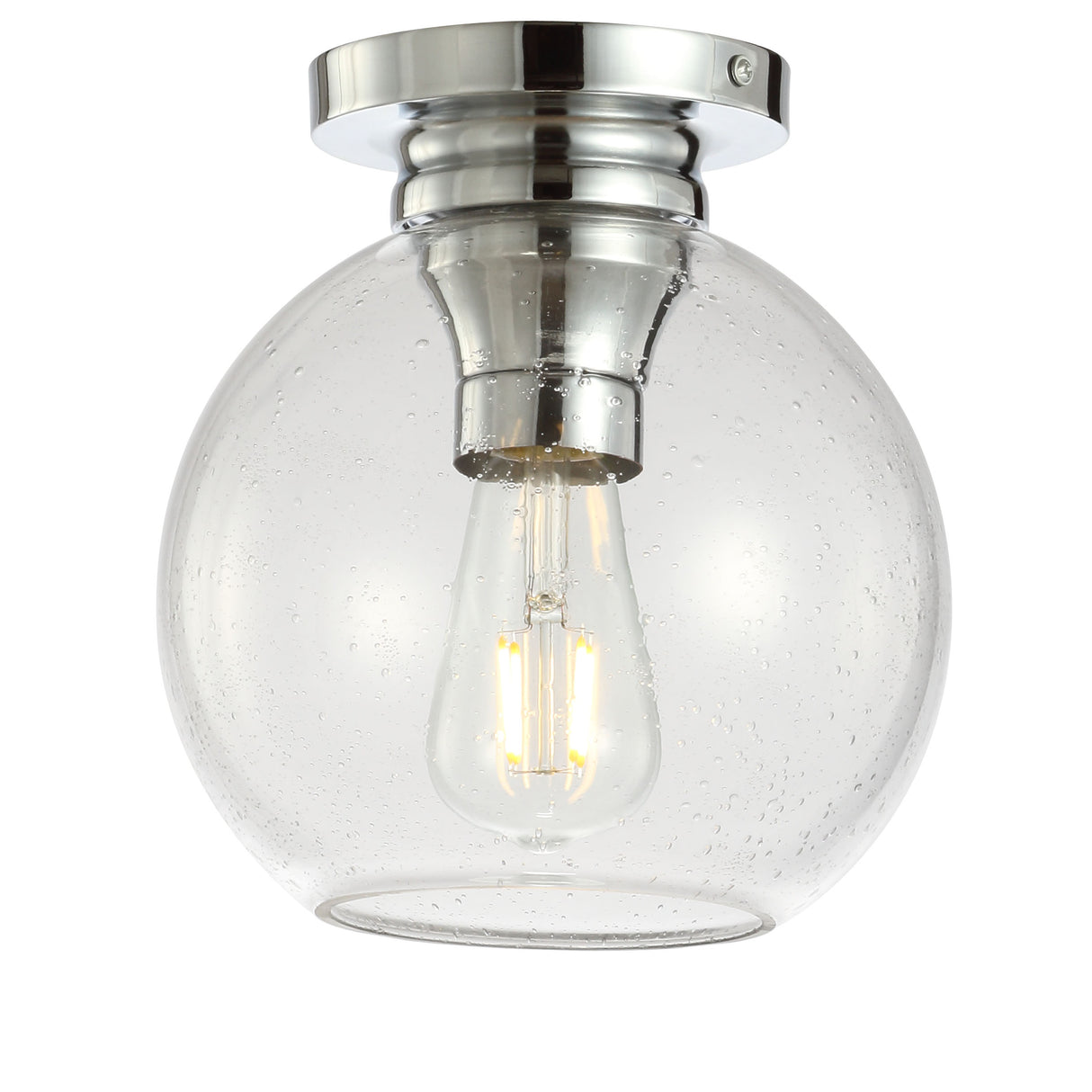 Atlas-Metal/Seeded-Glass-LED-Flush-Mount-Flush-Mounts