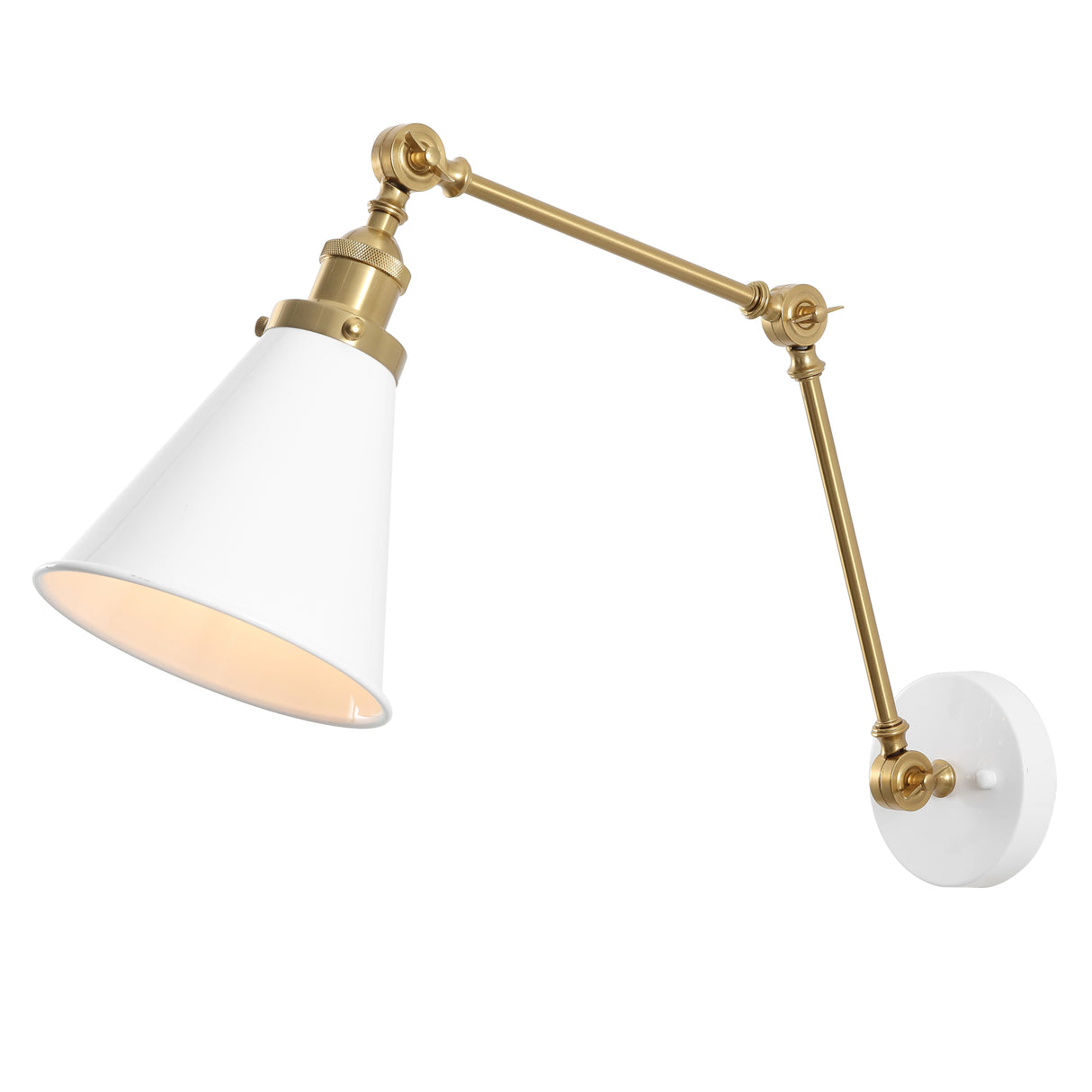Rover Classic Industrial Metal Adjustable Arm LED Wall Sconce