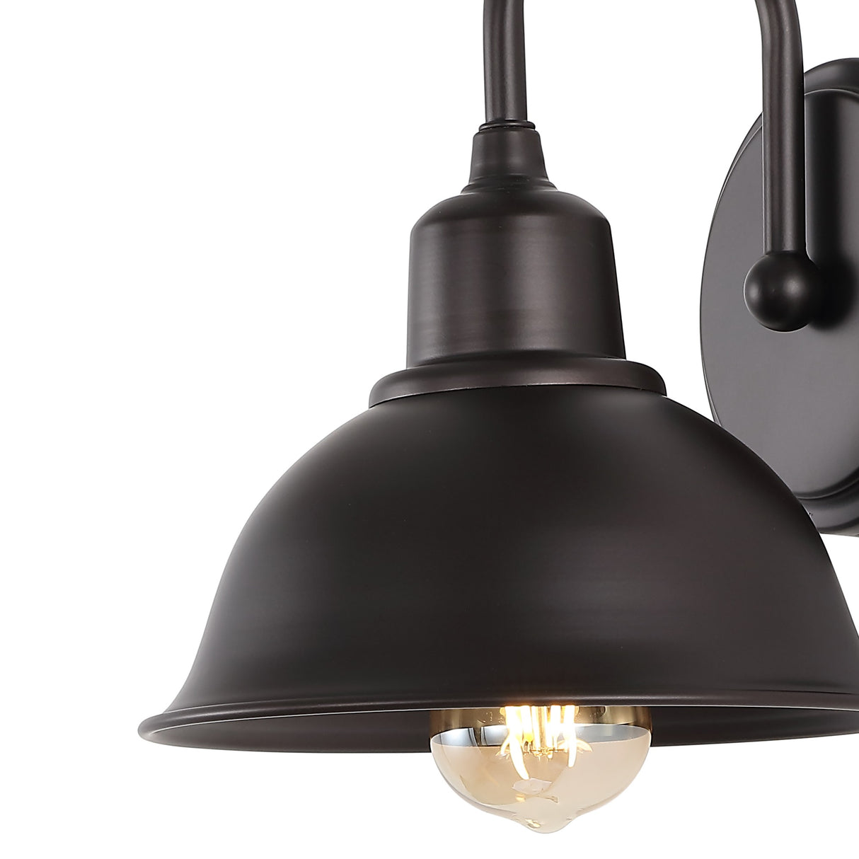 Frisco 1-Light Farmhouse Industrial Iron LED Vanity