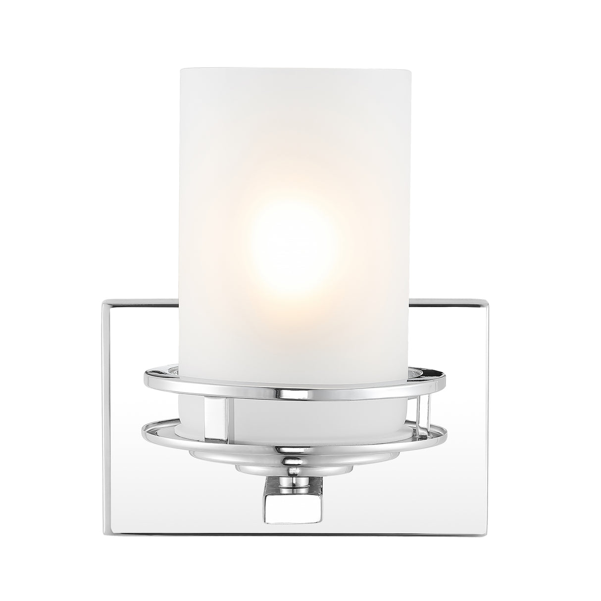 Fairfax-1-Light-Metal/Frosted-Glass-Contemporary-Glam-LED-Vanity-Light-Bathroom-Vanity-Lights