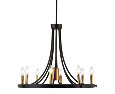 Urbanna-9-Light-Adjustable-Iron-Transitional-Modern-LED-Chandelier-Chandeliers