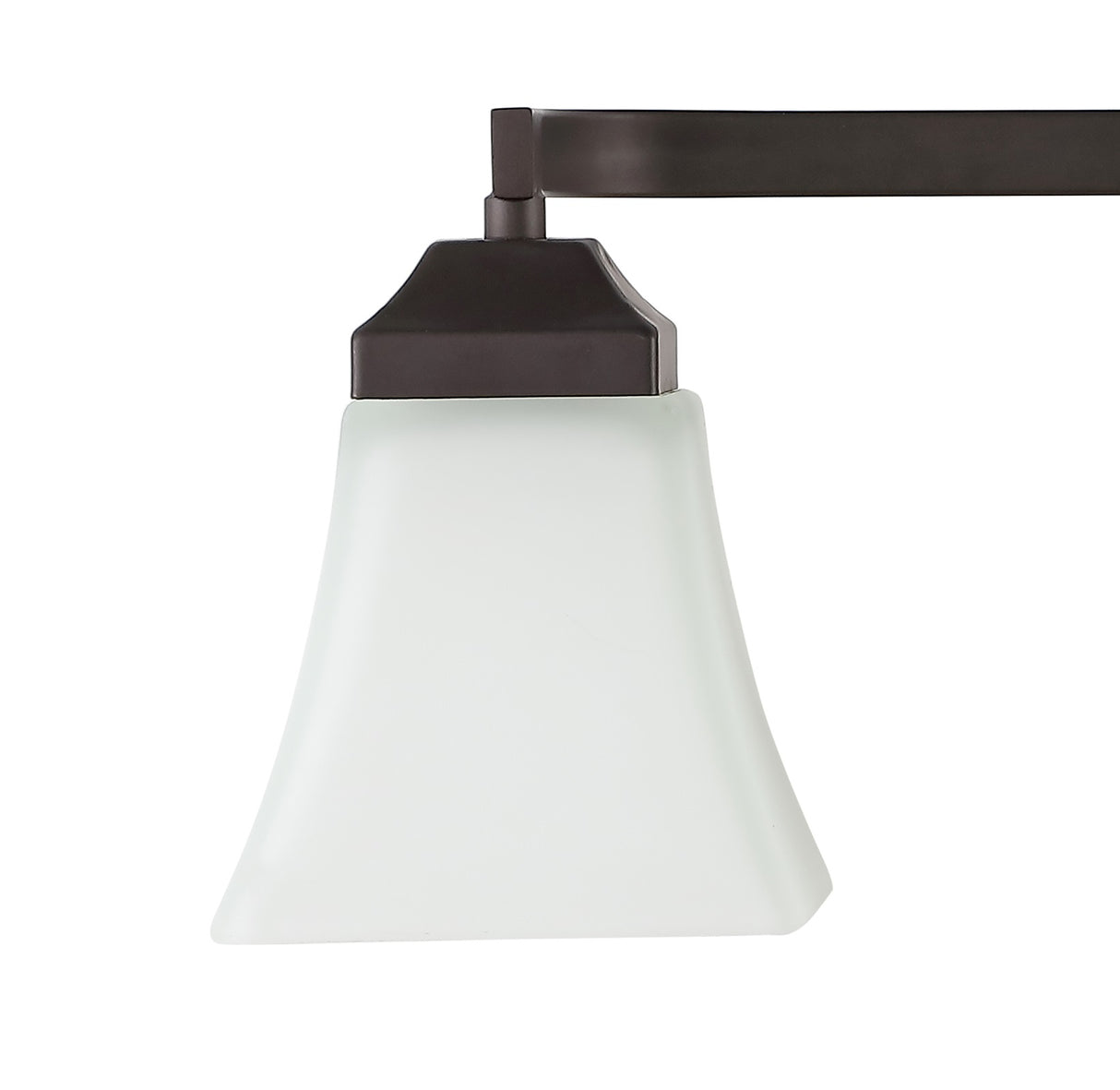 Staunton 4-Light Iron/Glass Modern Cottage LED Vanity Light