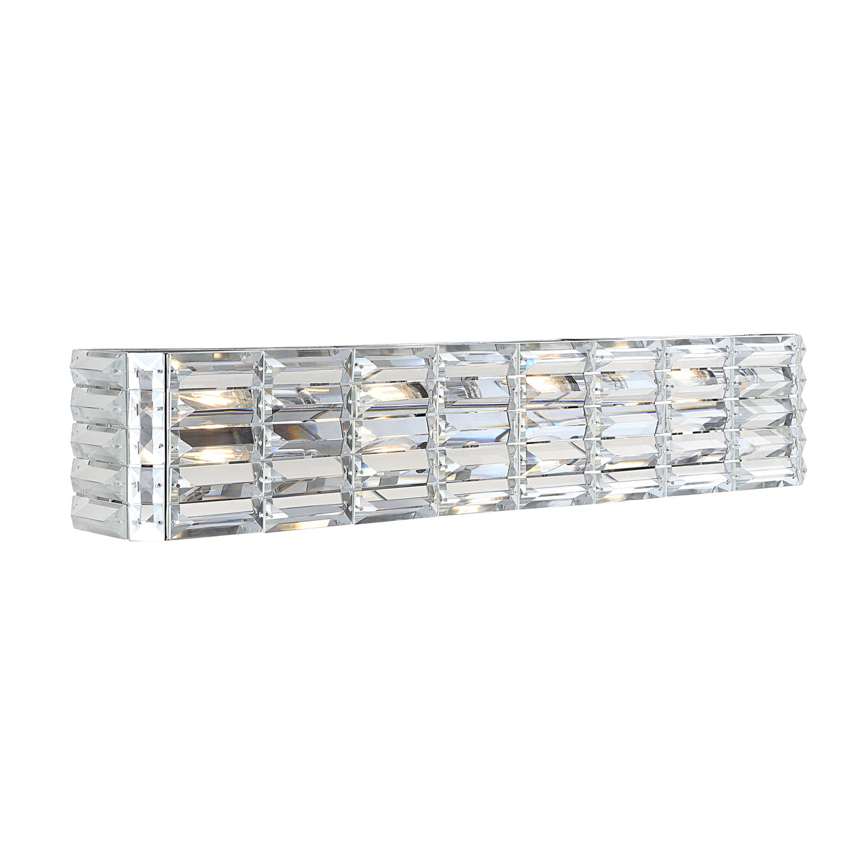 Evelyn-4-Light-Iron/Crystal-Glam-Modern-LED-Vanity-Light-Bathroom-Vanity-Lights