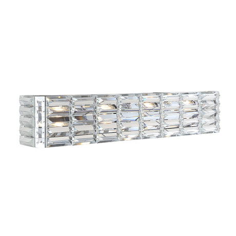 Evelyn-4-Light-Iron/Crystal-Glam-Modern-LED-Vanity-Light-Bathroom-Vanity-Lights