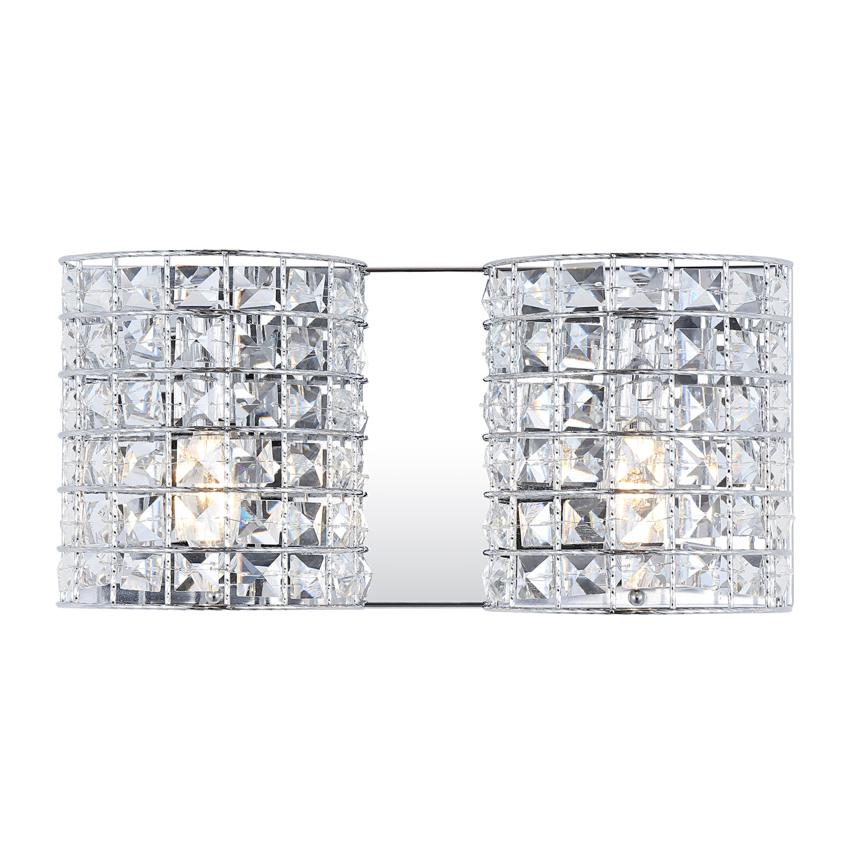 Clara-2-Light-Metal/Crystal-Classic-Glam-LED-Vanity-Light-Bathroom-Vanity-Lights
