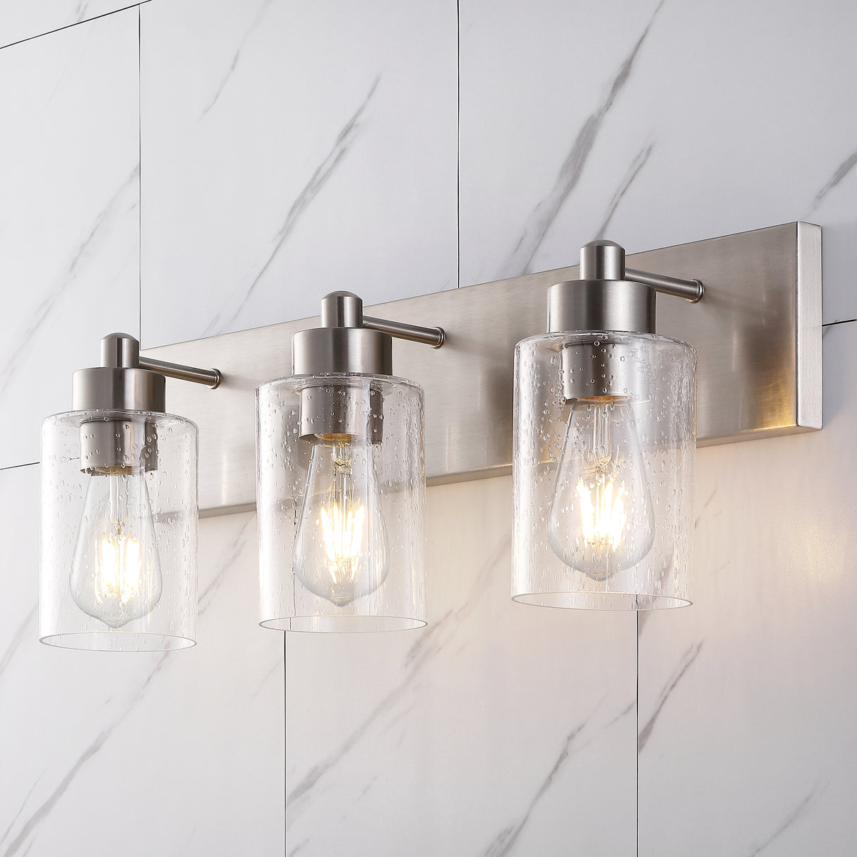 Irving-3-Light-Seeded-Glass/Iron-Modern-Contemporary-LED-Vanity-Light-Bathroom-Vanity-Lights