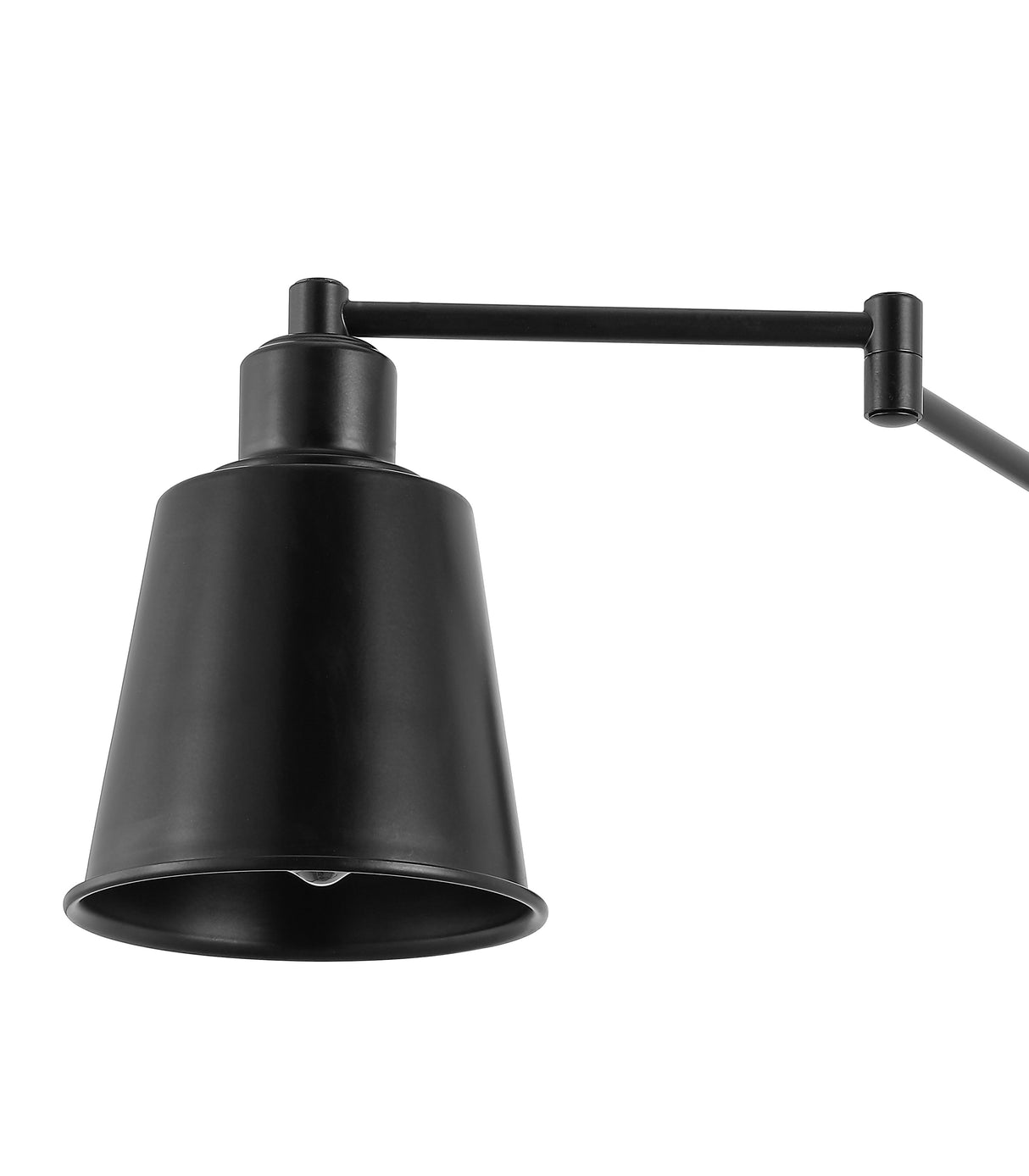Cary Iron Contemporary Swing Arm LED Wall Sconce