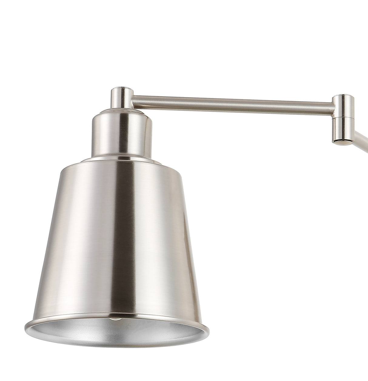 Cary Iron Contemporary Swing Arm LED Wall Sconce