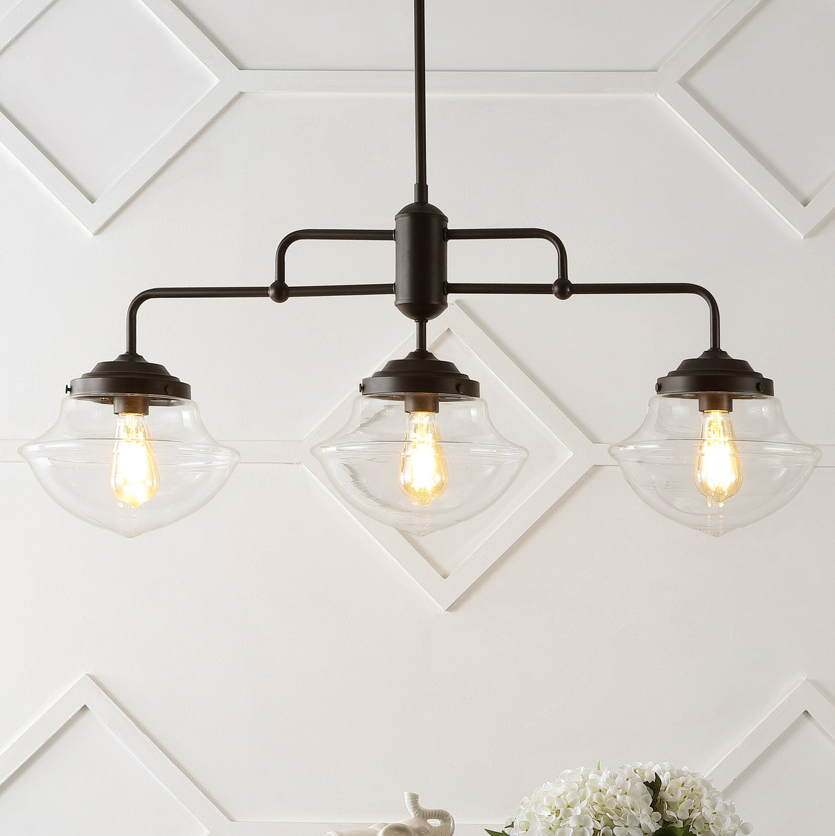 Avery-3-Light-Industrial-Farmhouse-Rustic-Iron/Glass-Linear-LED-Pendant-Pendants