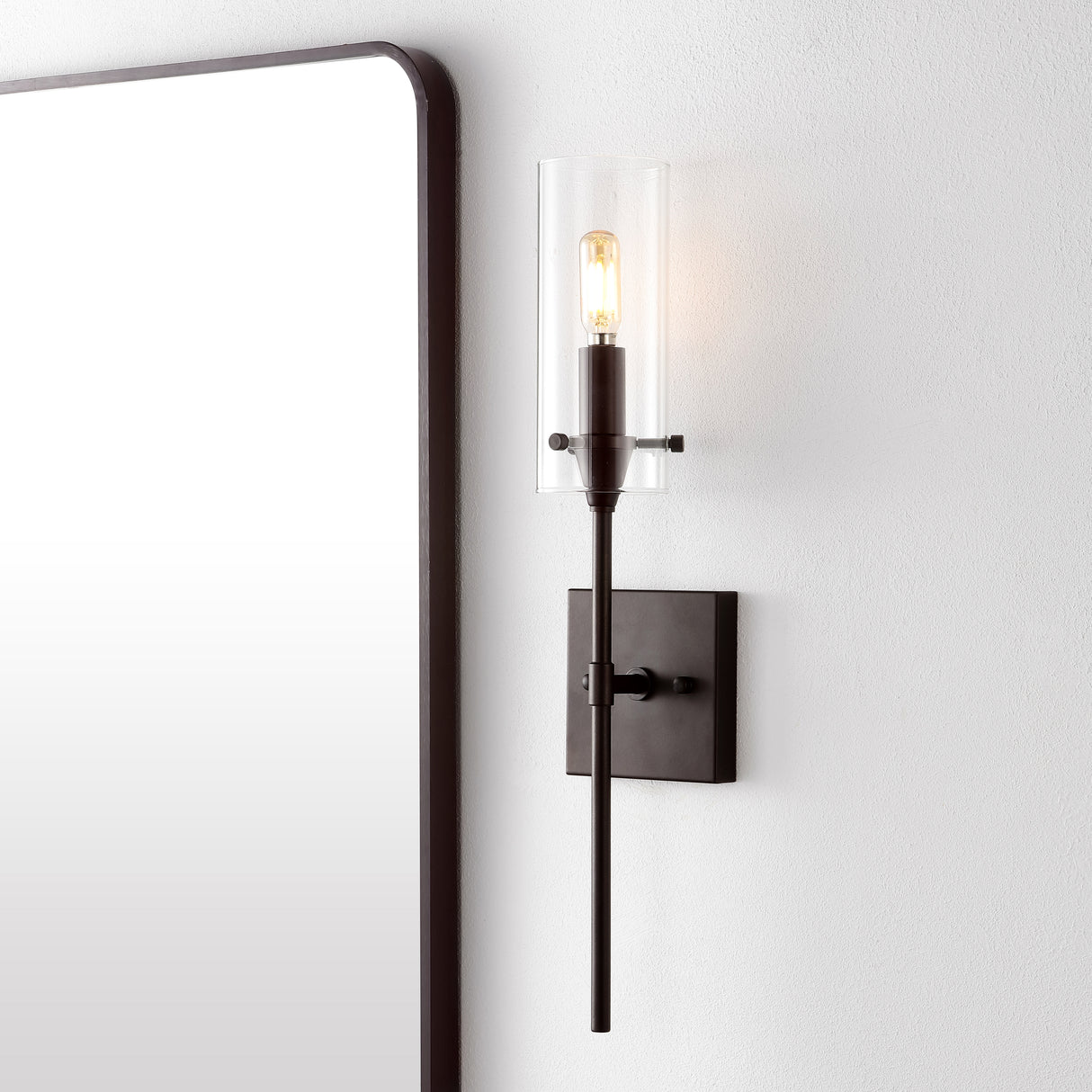 Cato-1-Light-Bohemian-Farmhouse-Iron/Glass-LED-Vanity-Bathroom-Vanity-Lights