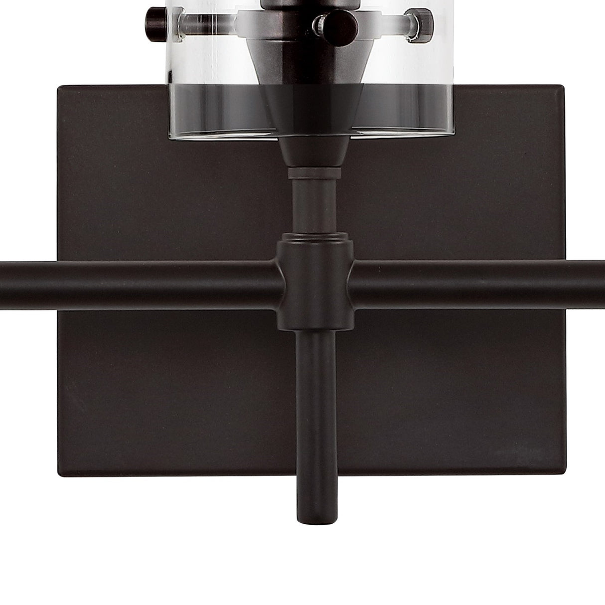 Cato 3-Light Modern Farmhouse Iron/Glass LED Vanity