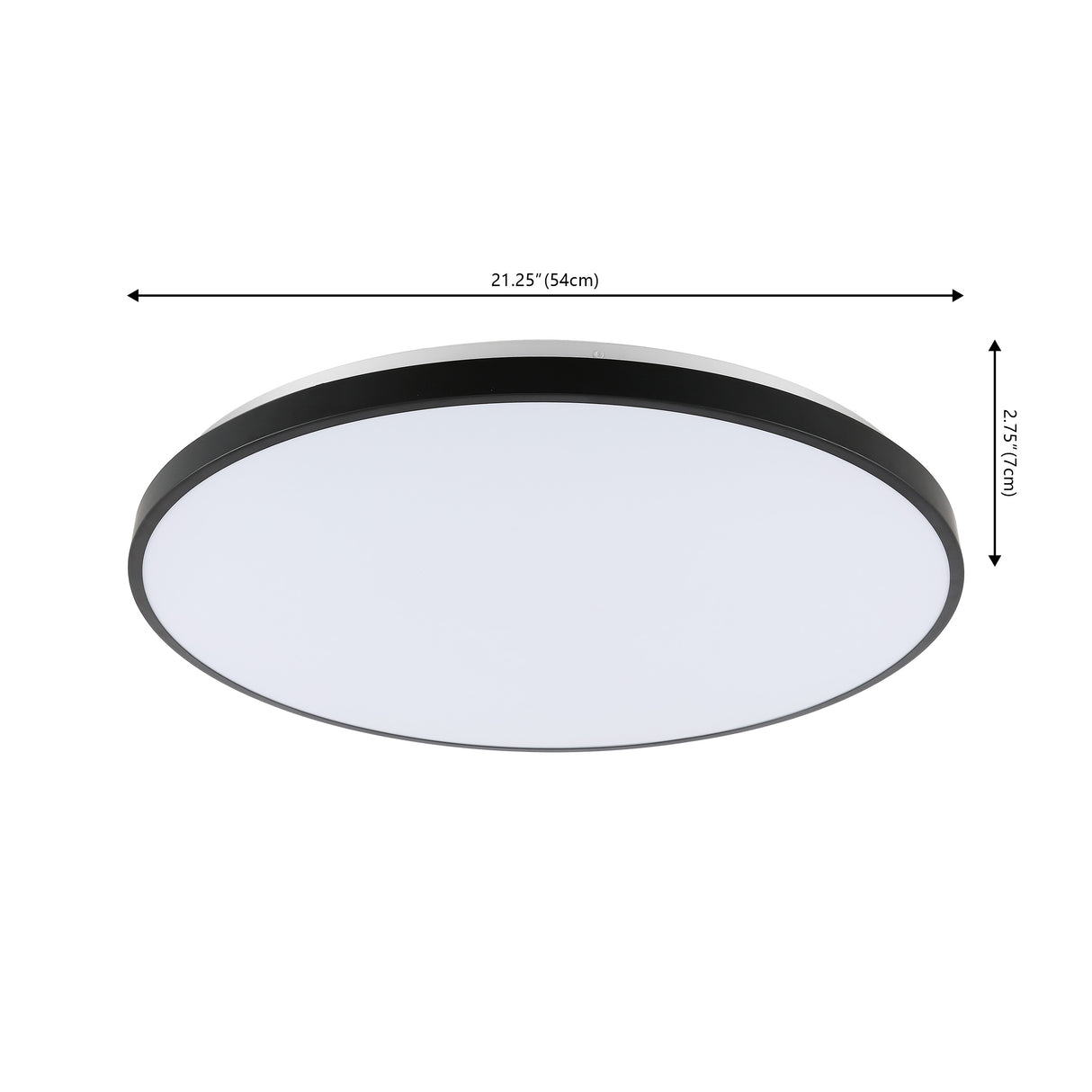Astrid 1-Light Modern Minimalist Iron Circle Integrated LED Flush Mount