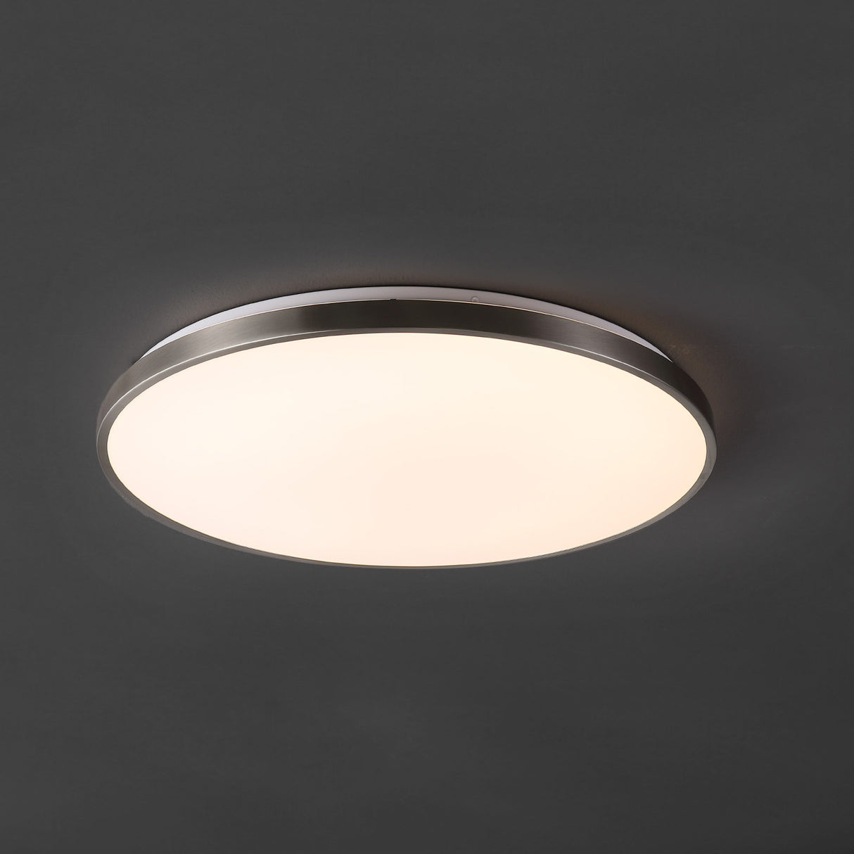 Astrid 1-Light Modern Minimalist Iron Circle Integrated LED Flush Mount