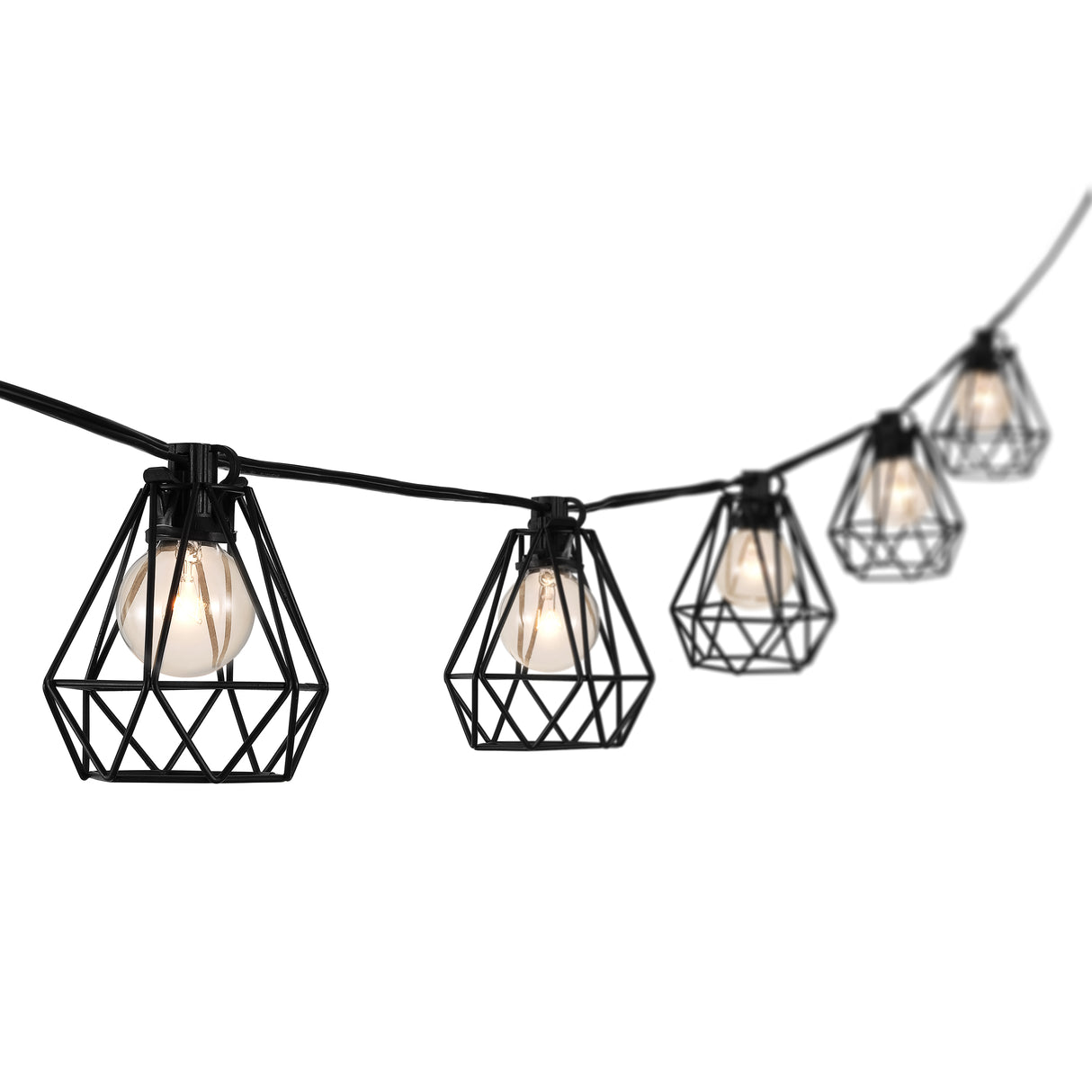 10-light-indoor/outdoor-contemporary-transitional-incandescent-g40-diamond-cage-string-lights-Outdoor-Lighting