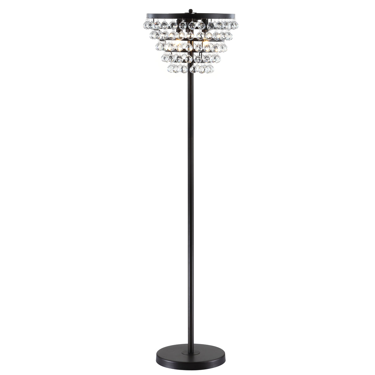 Jemma Crystal/Metal LED Floor Lamp