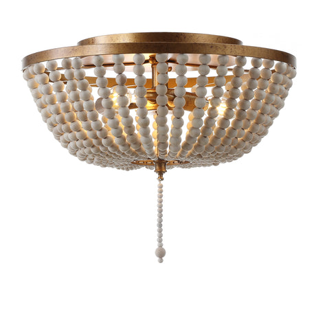 Allison-3-Light-Shabby-Chic-Farmhouse-Wood-Beaded/Metal-LED-Flush-Mount-Flush-Mounts
