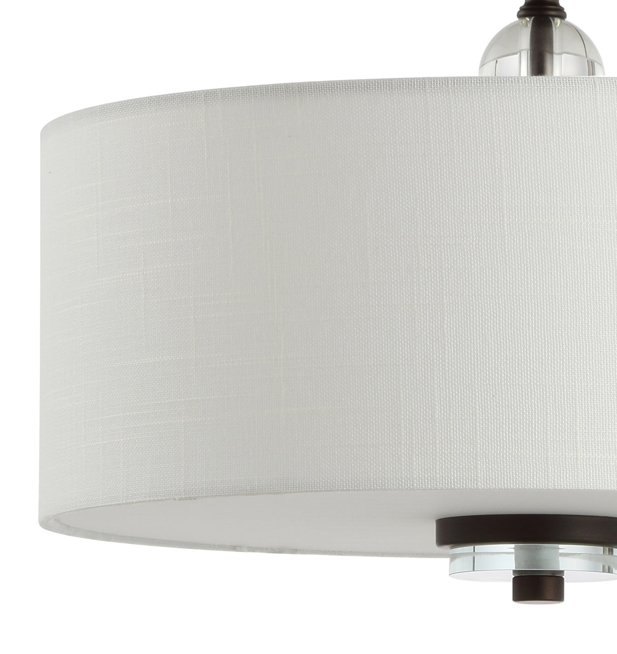 Marc Metal/Crystal LED Semi-Flush Mount