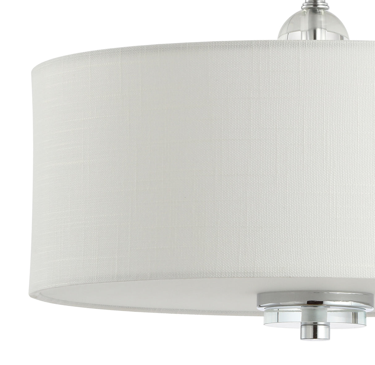 Marc Metal/Crystal LED Semi-Flush Mount