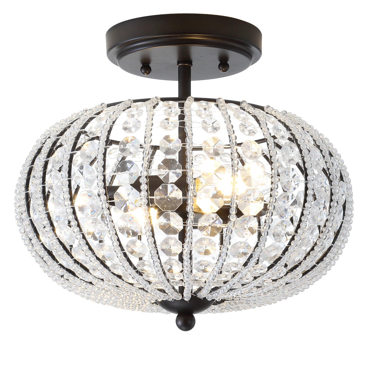 Catalina-Metal-/Acrylic-LED-Semi-Flush-Mount-Flush-Mounts