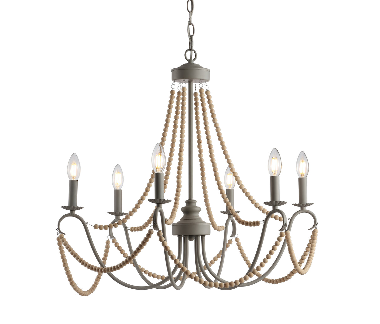 Rustica-Adjustable-Greige-Metal/Wood-Bead-LED-Chandelier-Chandeliers