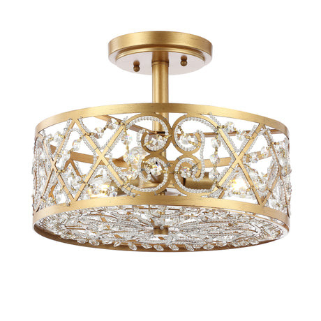 Leila-Iron/Crystal-Modern-Glam-LED-Flush-Mount-Flush-Mounts