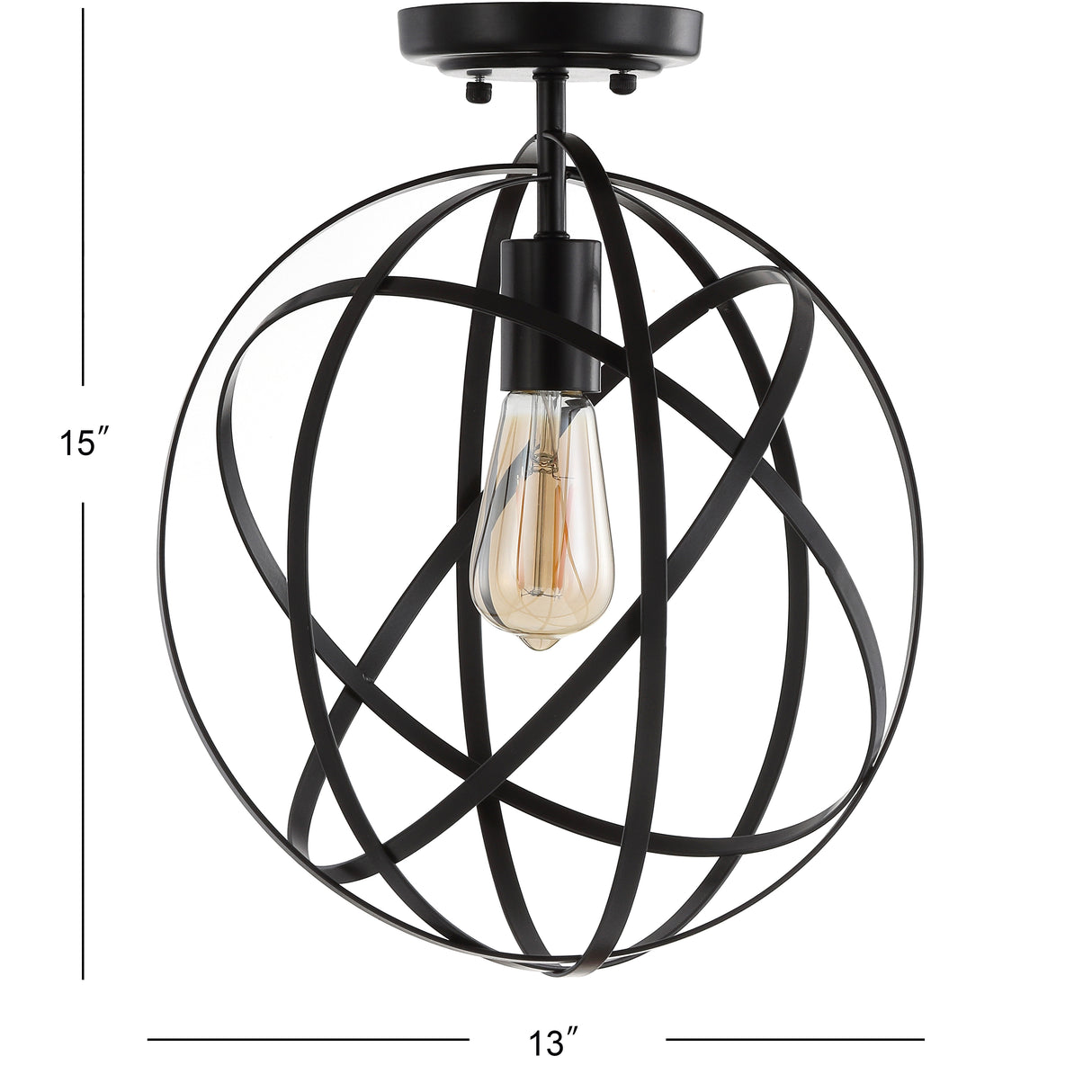 Alma Metal LED Flush Mount