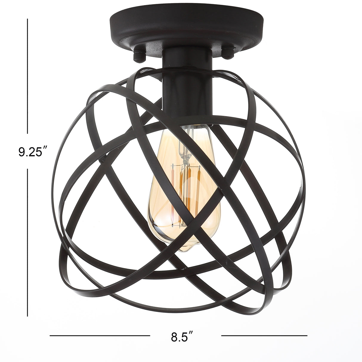 Alba Orb Metal LED Flush Mount