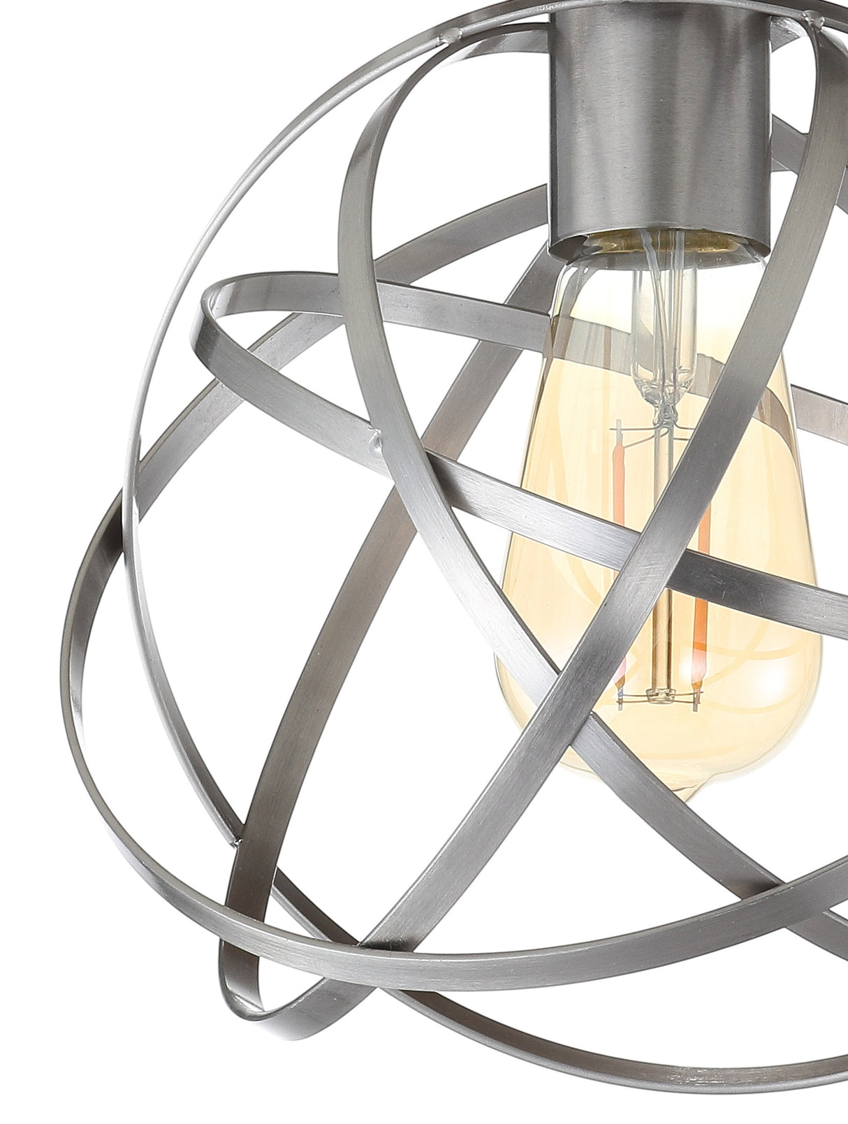 Alba Metal Orb LED Flush Mount