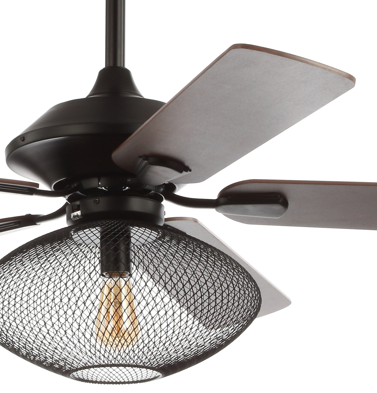 Clift 1-Light Mid-century LED Ceiling Fan With Remote