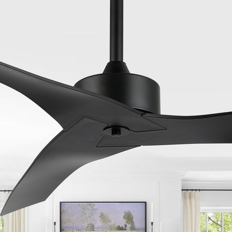 Aldrin-Modern-Minimalist-Iron/Plastic-Mobile-App/Remote-Controlled-6-Speed-Razor-Ceiling-Fan-Ceiling-Fans