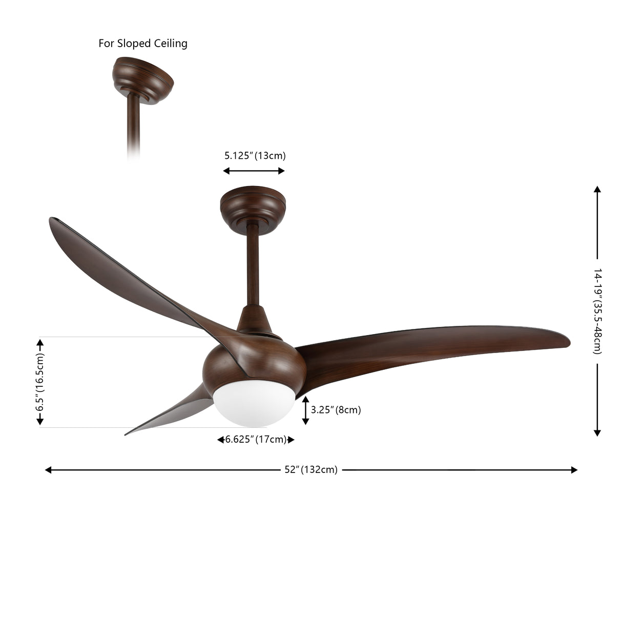 Aviator 1-Light Coastal Vintage Iron/Plastic Mobile-App/Remote-Controlled 6-Speed Retro Swirl Integrated LED Ceiling Fan