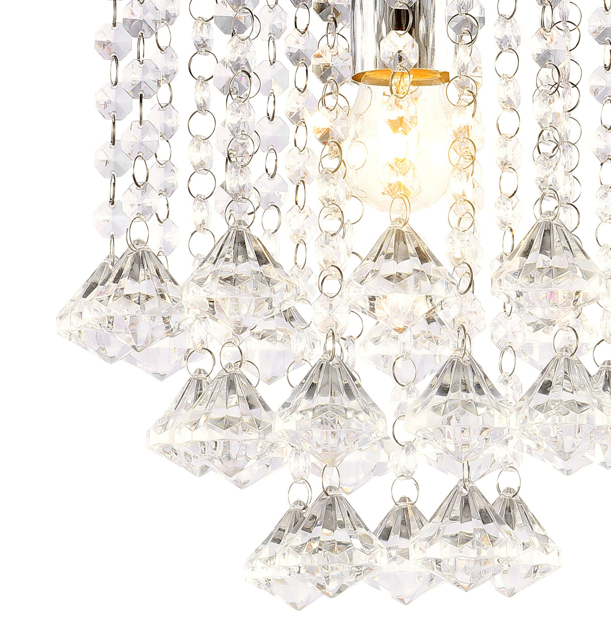 Lillibet 1-Light Traditional Transitional Iron LED Semi Flush Mount