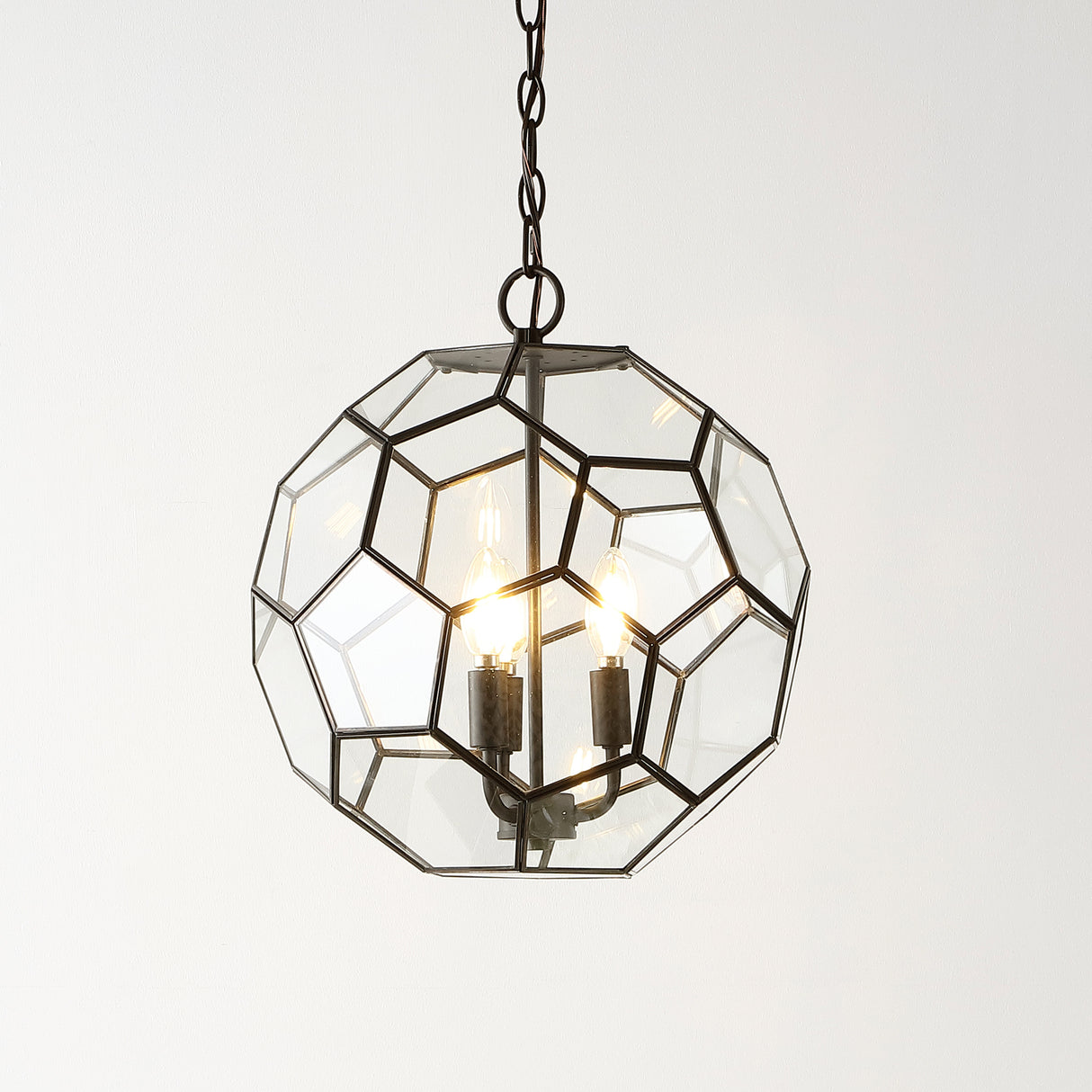 Bee-3-Light-Modern-Farmhouse-Iron/Glass-LED-Pendant-Pendants