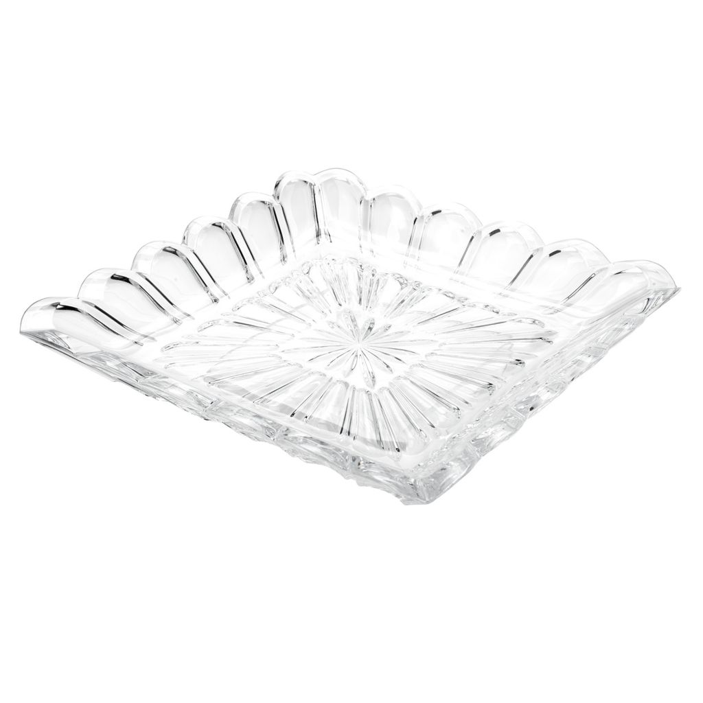 Waterford Crystal Curraghmore 9" Hand-Finished Square Tray