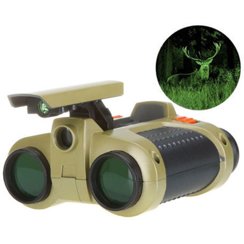 Kids Night Vision Binoculars 4X Outdoor Adventure Toy