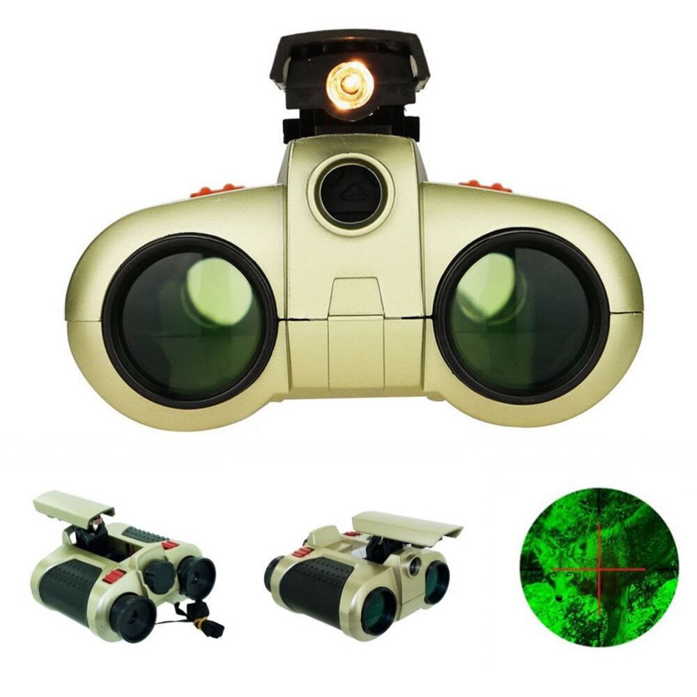 Kids Night Vision Binoculars 4X Outdoor Adventure Toy