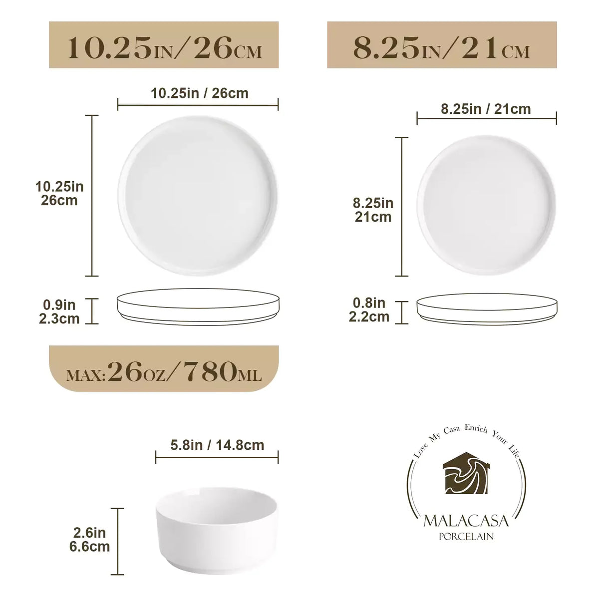 Leah 12 Piece Dinnerware Set for 4