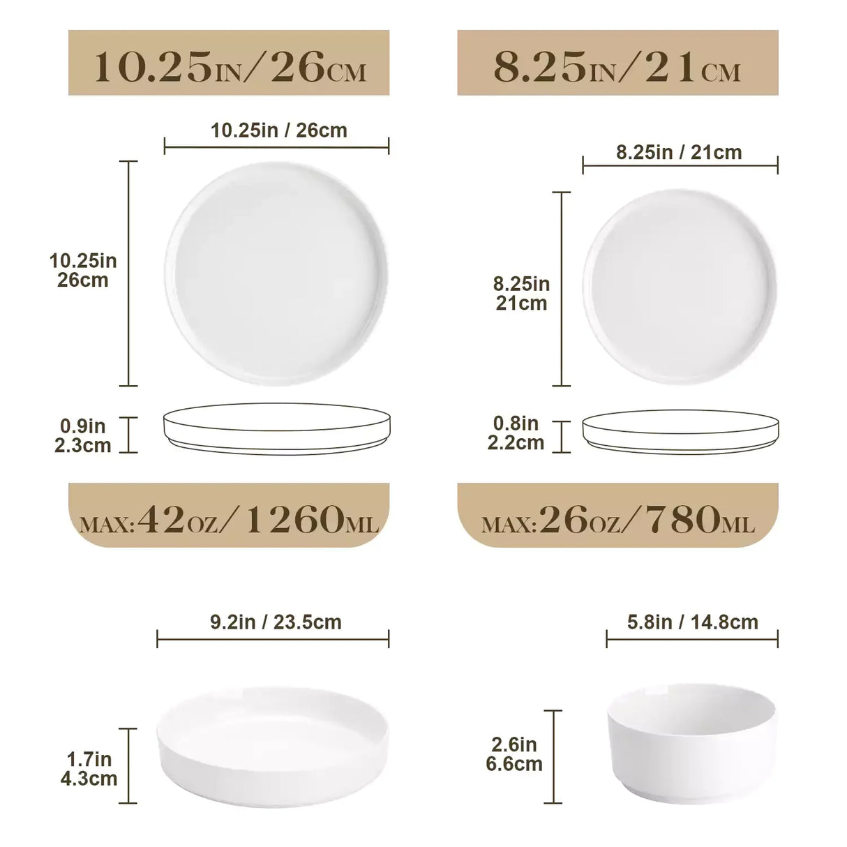 Leah 24 Piece Dinnerware Set for 6