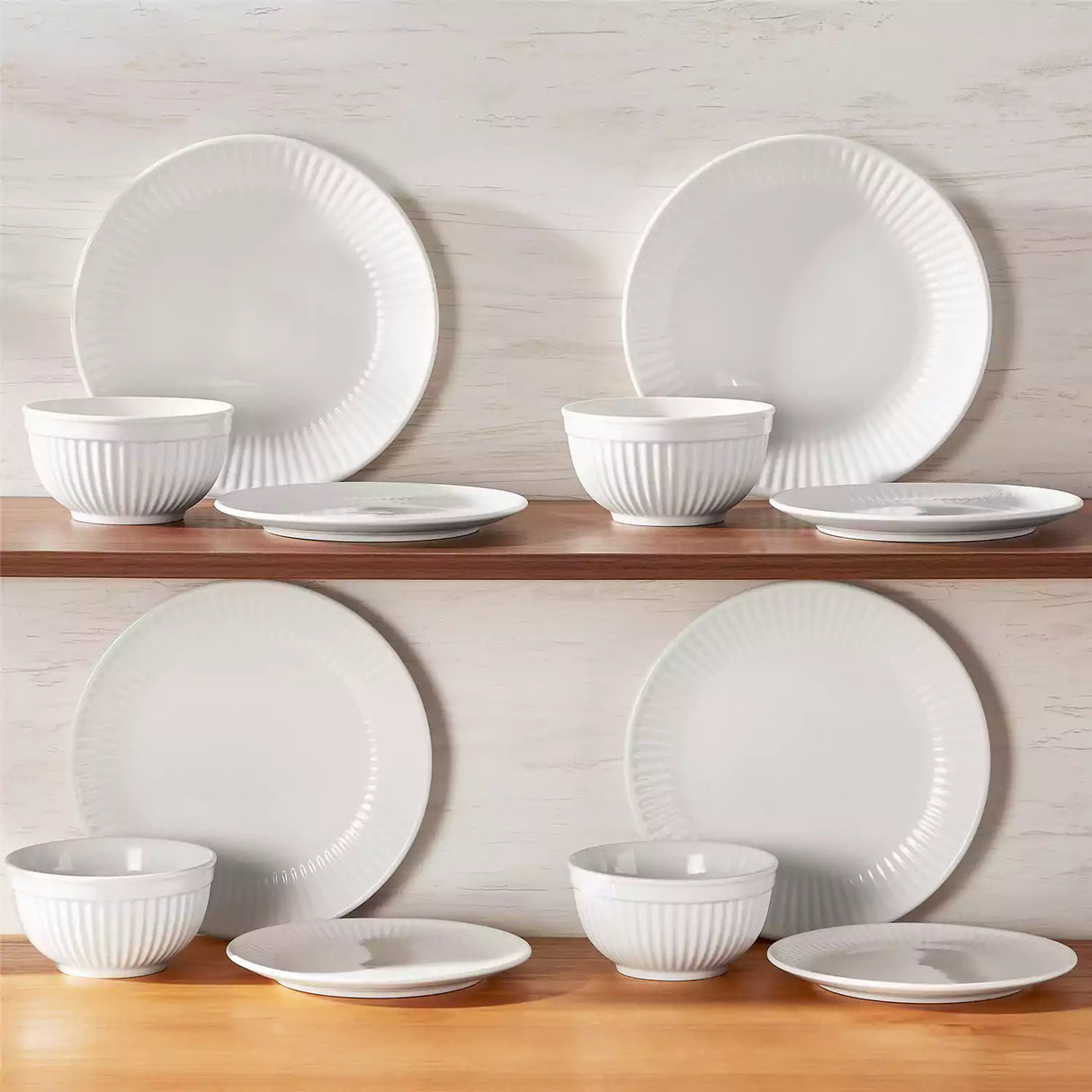 Leila 12 Piece Dinnerware Set
