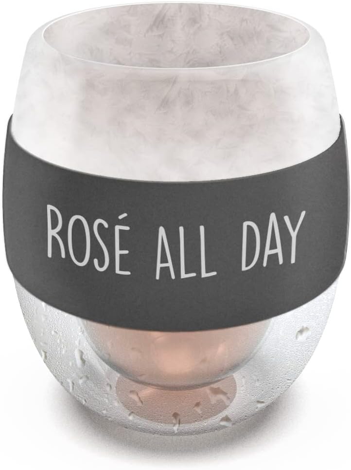 Freezer-Chilled-Stemless-Wine-Glass,-Double-Walled-Insulated-Frozen-Chiller-Cup-(8.5oz)-Fun-Wine-Lover-Gift-for-Women/Her-Rose-All-Day-(Gift-Boxed)-
