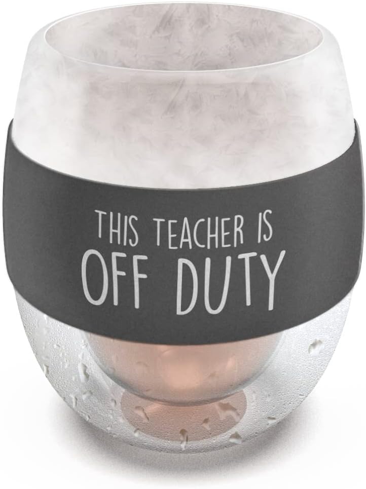 Teacher-Appreciation-Freezer-Stemless-Wine-Glass-Gift-for-Teacher-Off-Duty-Frozen-Wall-Insulated-Chiller-Cup-for-Ice-Cold-Drinks-(Gift-for-Christmas/Birthday/End-of-Year)-