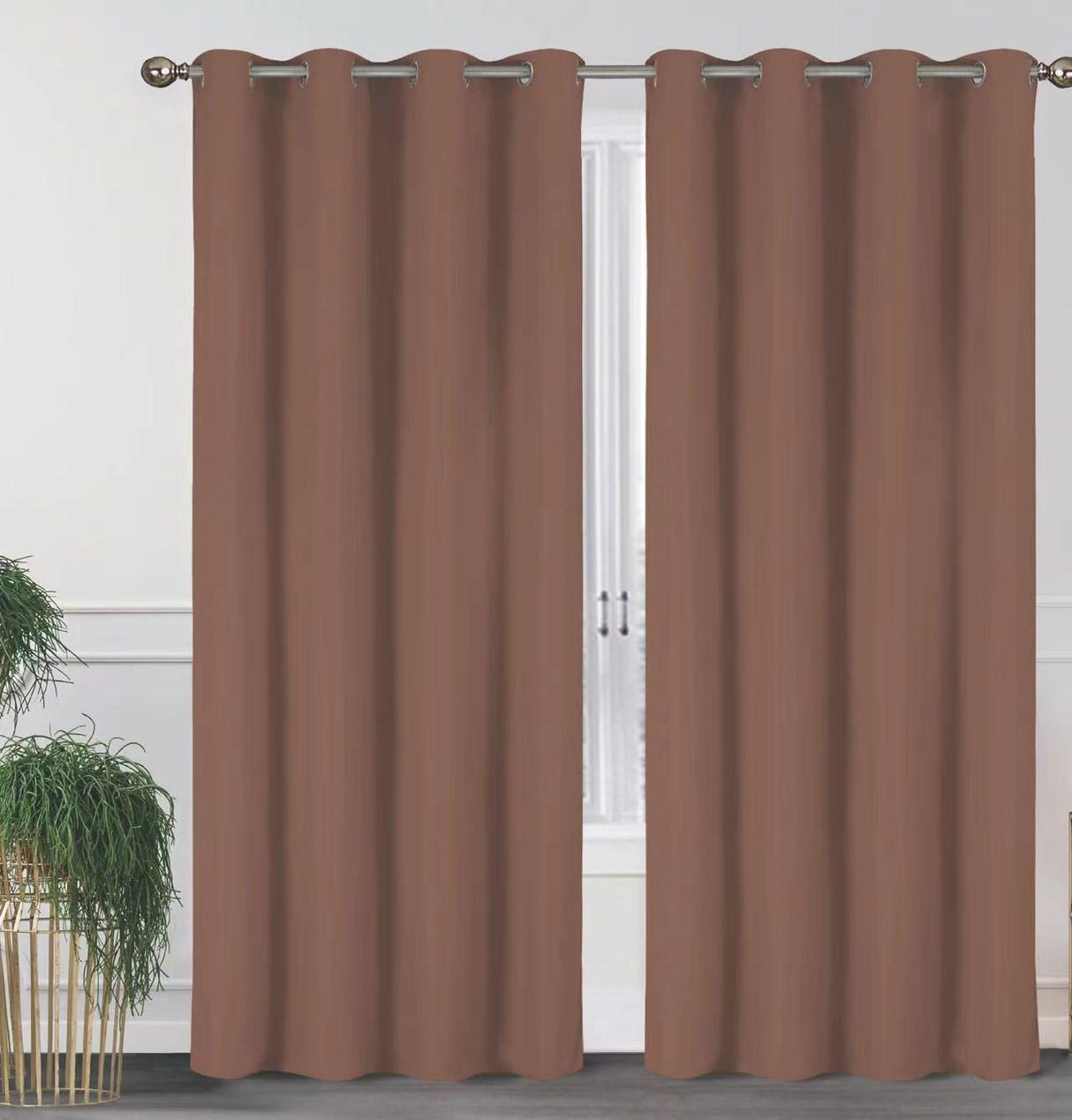 2 Pack - 55" x 84" Solid Thermal Blackout Panels (19 Colors)