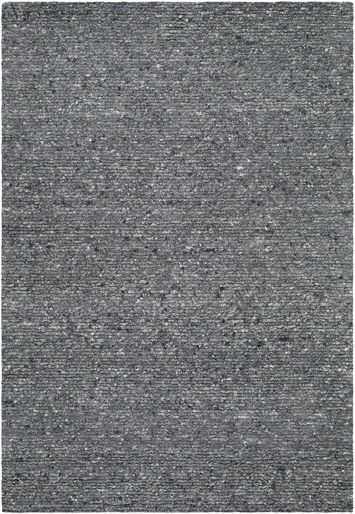 Winta Black Wool Area Rug