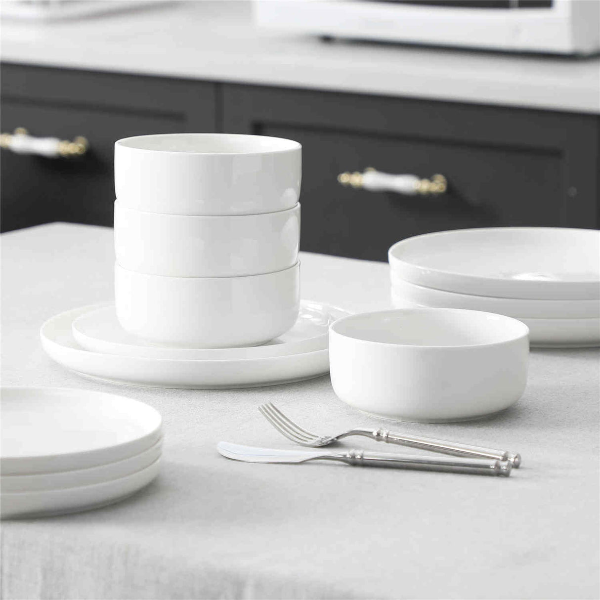 Luna 12 Piece Dinnerware Set