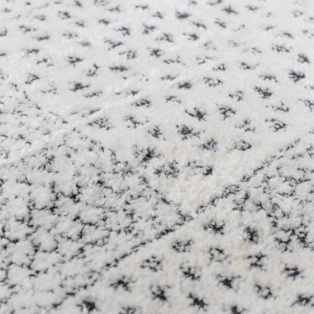 Modern Scandi High Pile Ivory Architect III Area Rug