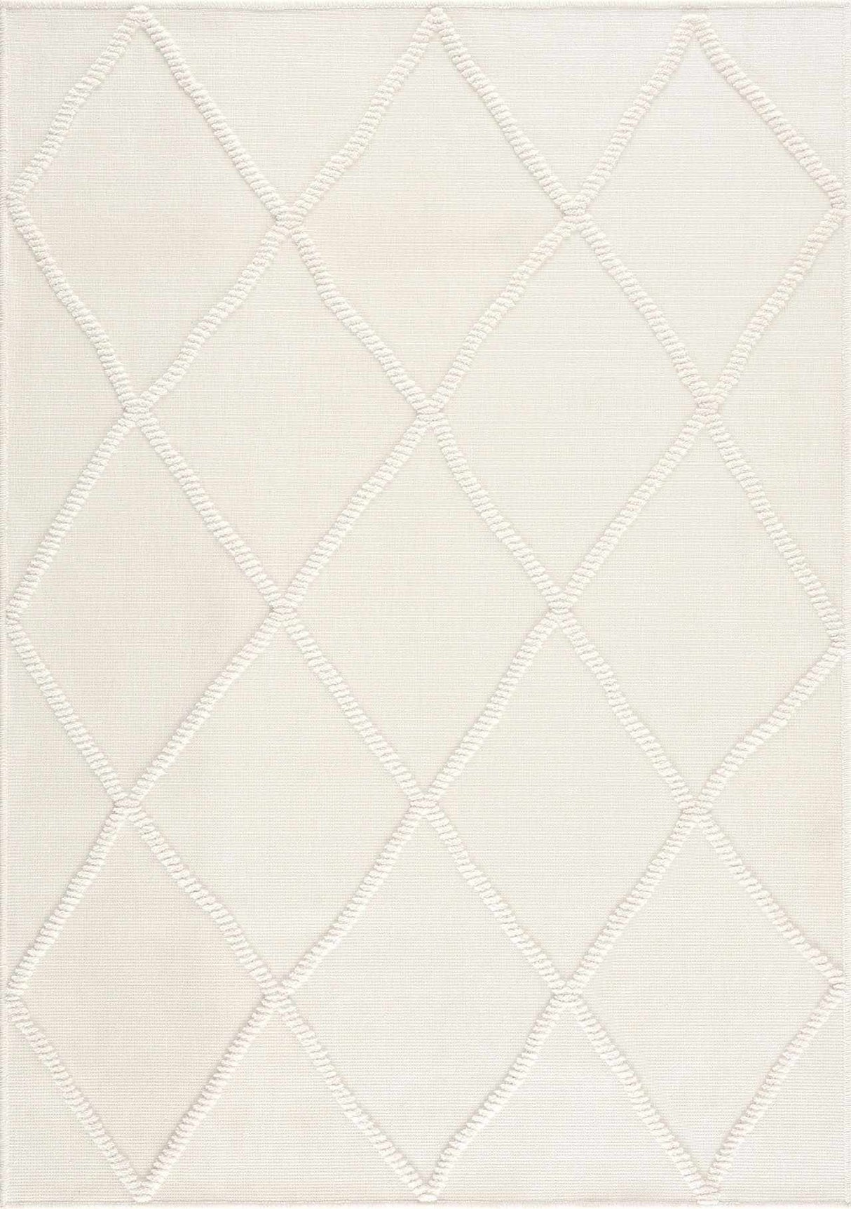 Amani White Washable Rug - Clearance