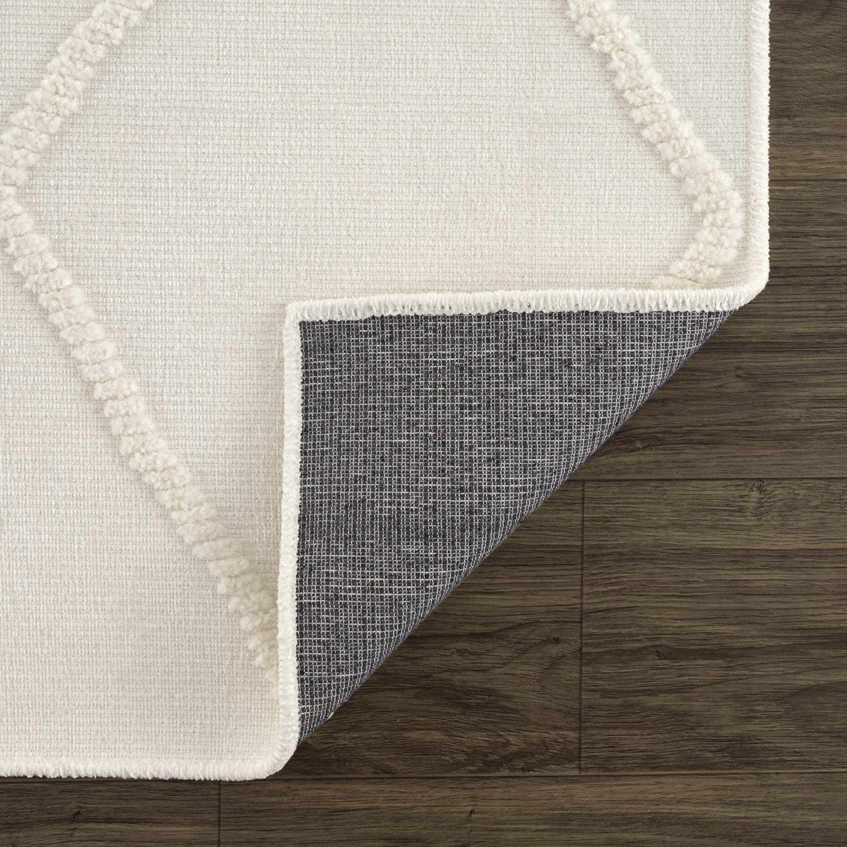 Amani White Washable Rug - Clearance